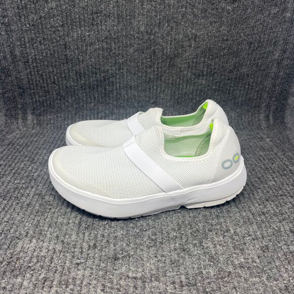 OOFOS Oomg eeZee Low White Women’s Size 8 US Recovery Slip On Shoes Comfort - Picture 3 of 7
